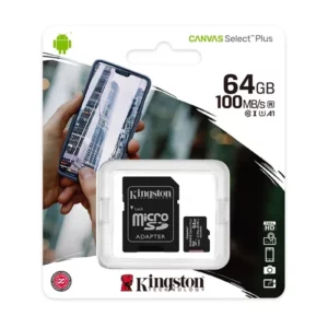 Kingston Canvas Select Plus 64 Gt microSD muistikortti