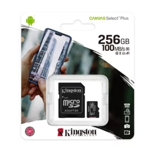 Kingston Canvas Select Plus 256 Gt microSD muistikortti