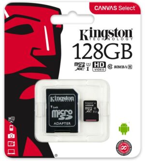Muistikortti Kingston MicroSD 128GB