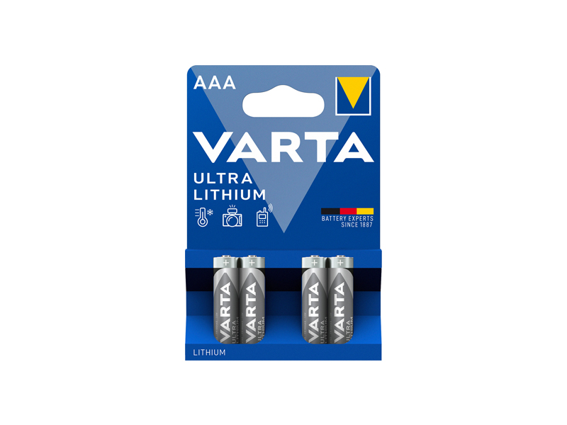Varta-Ultra-Lithium-AAA-paristo-4kpl