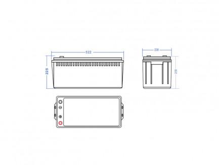 Green Cell AGM akku 12V 200Ah