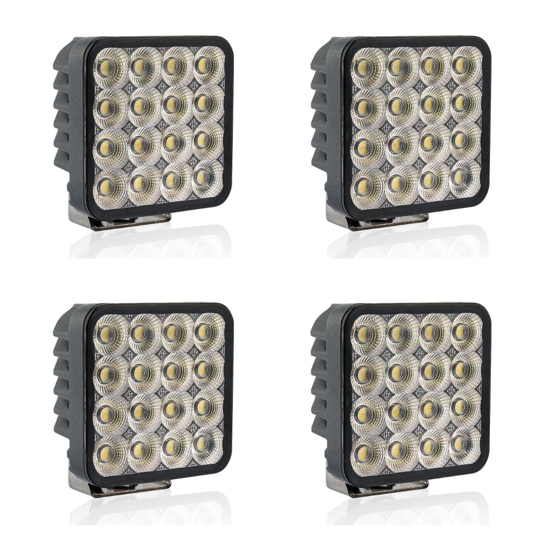 BullPro Spectrum Square 96 LED-työvaloja 4kpl