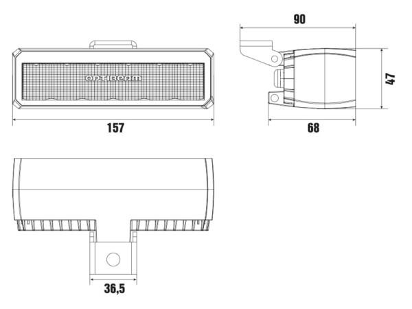 Led-työvalo OPTIBEAM SlimX