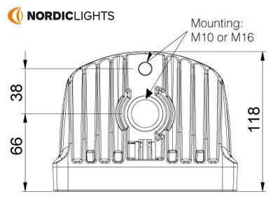 NORDIC LIGHTS leveä Led-työvalo