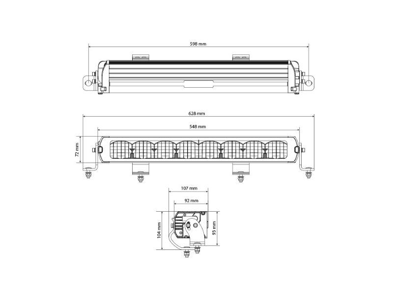 X-Vision Genesis 600 Hybrid beam valkoinen 2