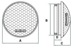 Diskanttielementin mitat2ohm