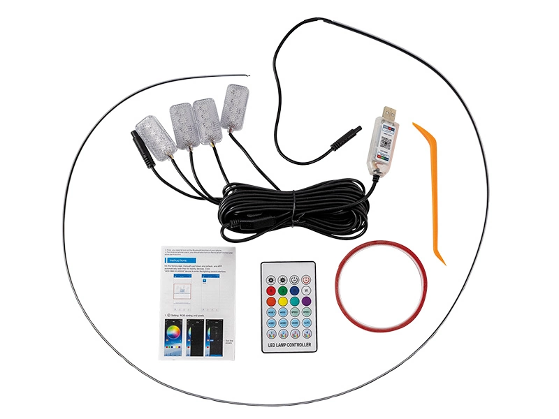 Led Rgb Auton Sisävalosarja-4