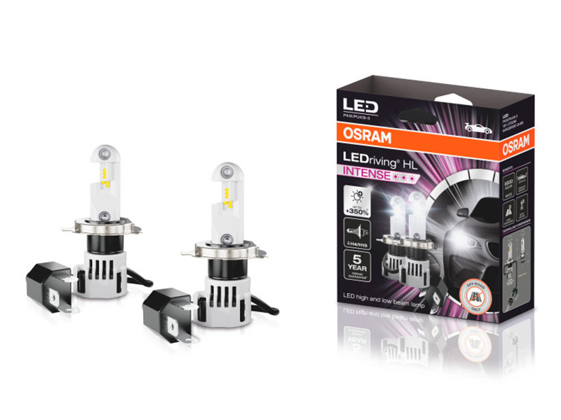 Osram LEDriving Intense LED-polttimopari H4 H19 1