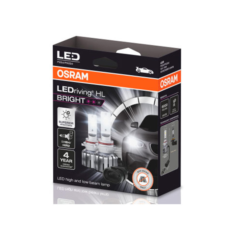 Osram LEDriving LED-Polttimopari HB4 HIR2