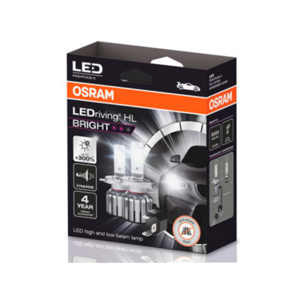 Osram LEDriving LED-polttimopari H4 H19