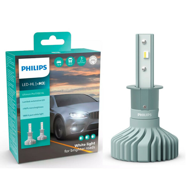 Philips Pro 5100 LED-Polttimopari H3