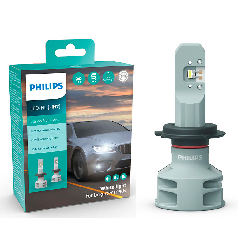 Philips Pro 5100 LED-Polttimopari H7