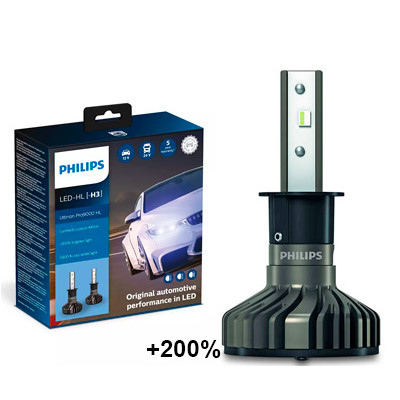 Philips Pro 9000 LED-Polttimopari H3