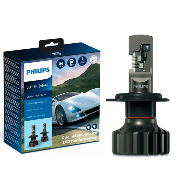 Philips Pro 9100 LED-Polttimopari H4