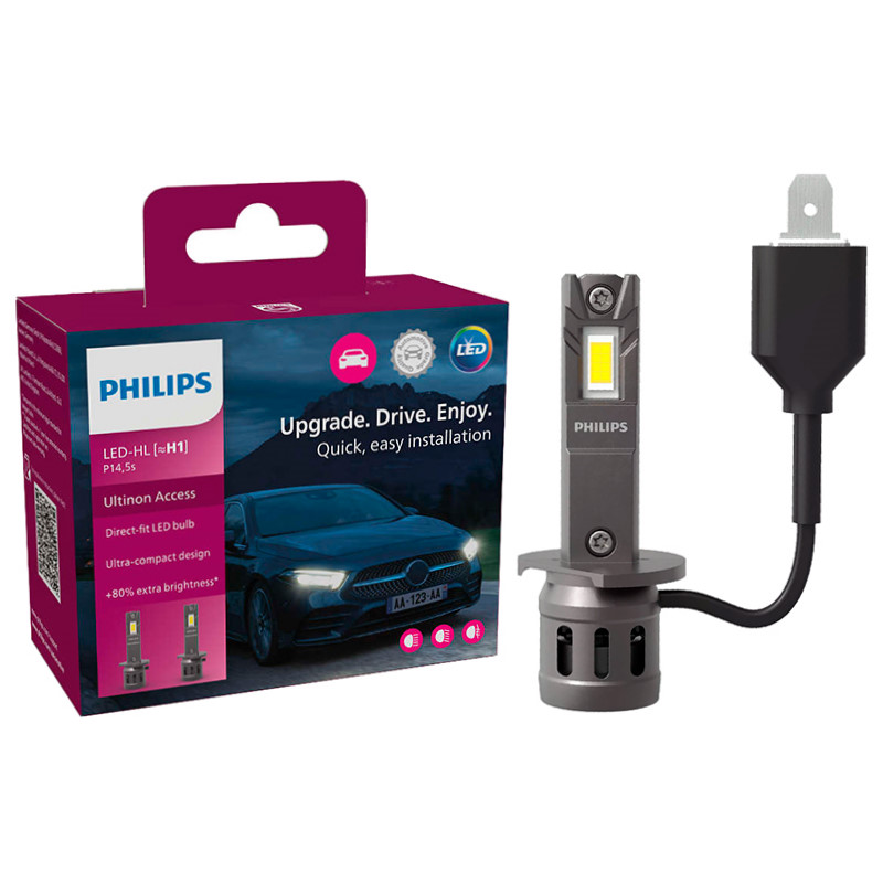 Philips Ultinon Access LED-HL LED-Polttimopari H1