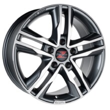 Barzetta Cavallo Titanium Polished Pakettiautoihin 7.5x17 jako 5x120 et 40
