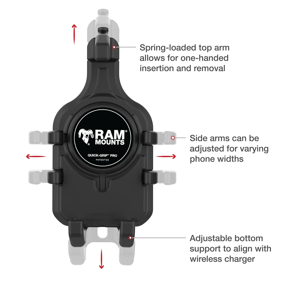 RAM Mounts Quick-Grip Pro puhelinteline RAM-HOL-PD5U 3