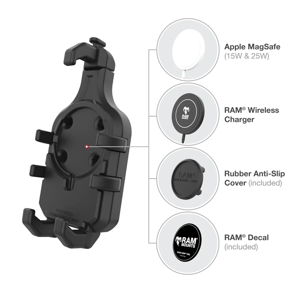 RAM Mounts Quick-Grip Pro puhelinteline RAM-HOL-PD5U 4