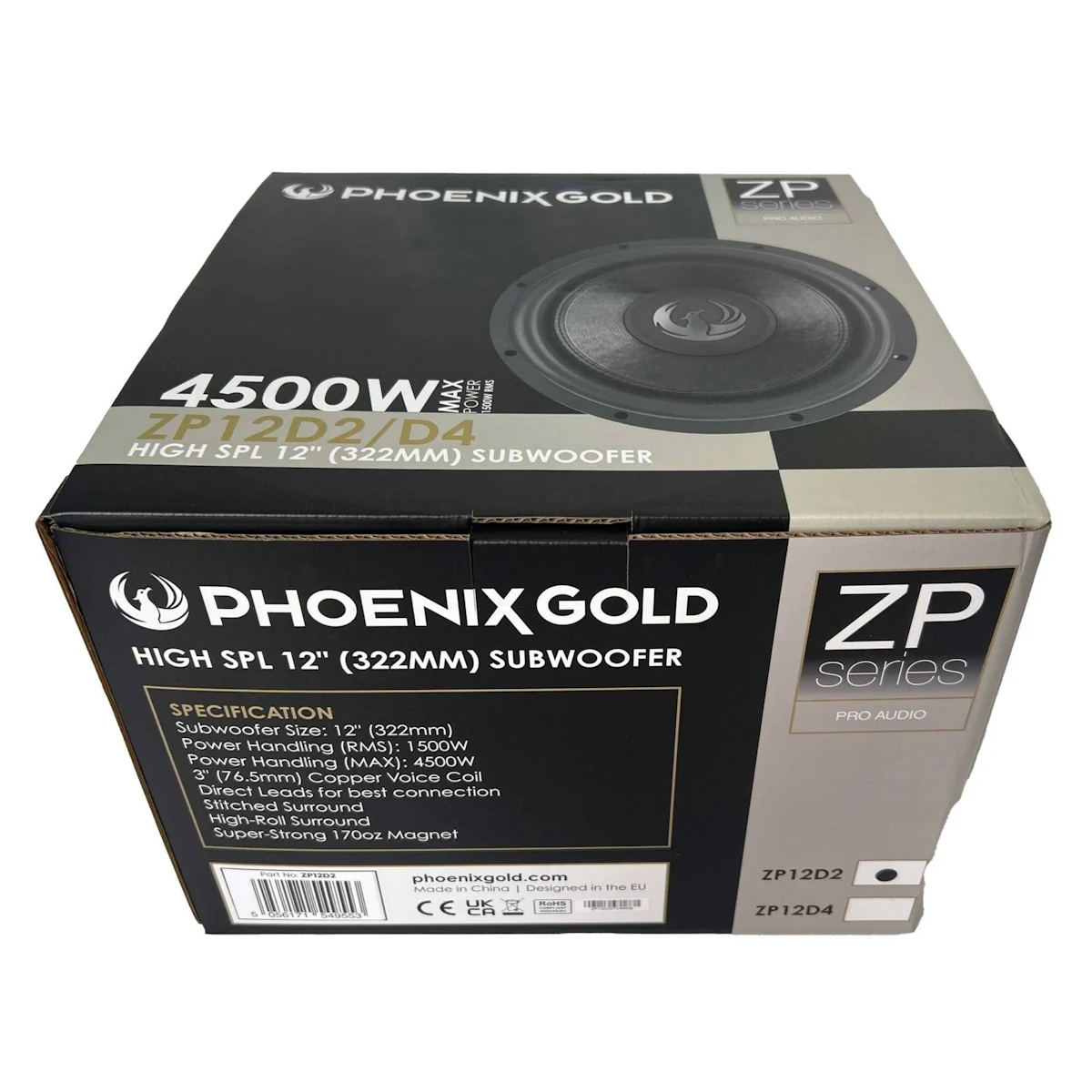 Phoenix Gold ZP12D2 12-tuuman Street Bass subwoofer-6