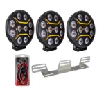 LED-lisävalosetti Strands Dark Knight Intense 9 X3