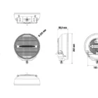 Optibeam Elites 9 Heated LED-lisävalo mitat