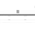 Optibeam Pure 1050 työvalopaneelin mitat