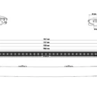 Optibeam Pure 730 työvalopaneelin mitat