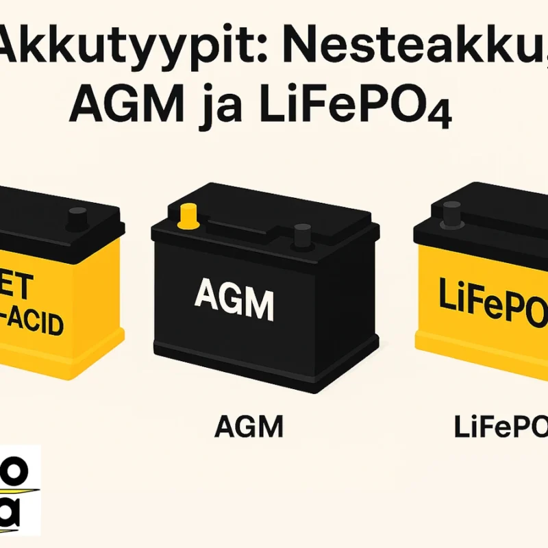 AGM- ja LiFePO4-akkujen usein kysytyt kysymykset