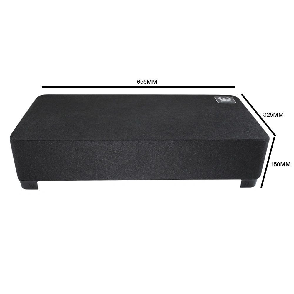 Phoenix Gold ZX210PBSi 10-tuuman koteloitu subwoofer + passiivisäteilijä mitat