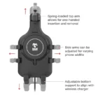 RAM Mounts Quick-Grip Pro Qi2 15W puhelinteline 3