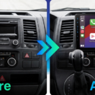 SPH-PF97BT VW Transporter T5 before vs after