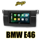 Stinger iE268E -soitin BMWE46 -asennuskehyksellä