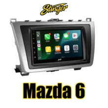 Stinger iE268E -soitin Mazda6 01 -asennuskehyksellä