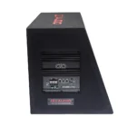 DD Audio PLE-112.1 aktiivisubwoofer – rakenne ja vahvistin