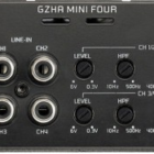 Ground Zero GZHA MINI FOUR -vahvistimen signaaliliitännät
